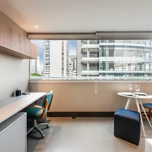  Apartamento Pinheiros Faria Lima, Novo, 38m2, Wifi700mb - Traveller Awards 2025